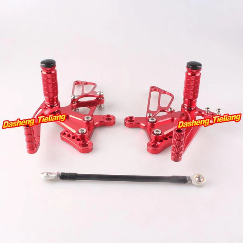 

Motorcycle Adjustable Foot Pegs Rear Set Foot Rests Replacement Parts For Kawasaki Ninja ZX6R 2009 2010 2011 2014 2013 2014 Pair