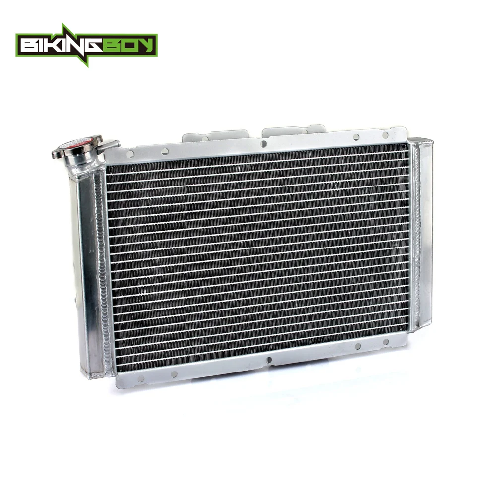 

BIKINGBOY ATV Quad Dirt Bike Aluminium Core Engine Radiator Water Cooling Cooler Set for YAMAHA Rhino 660 04-07 Rhino 450 06-09