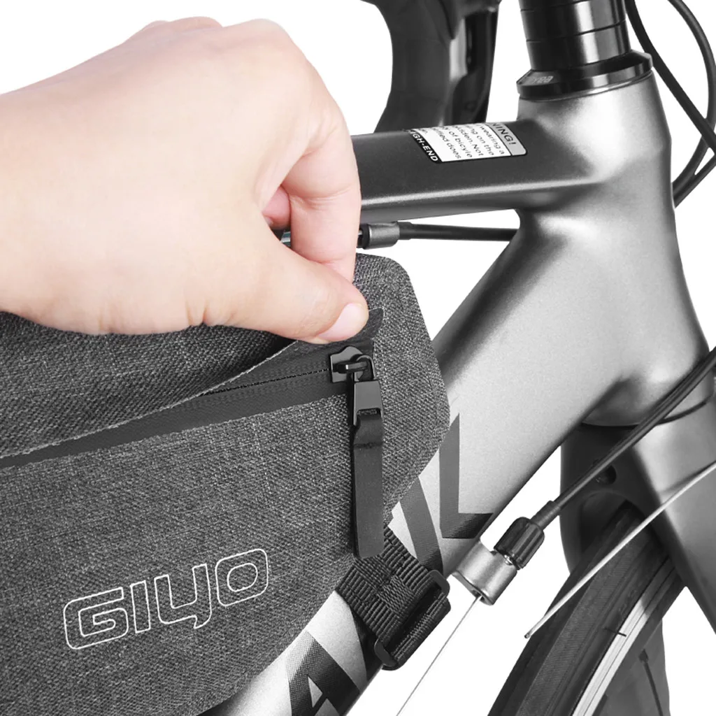 Perfect Bicycle Cycling Bags Front Tube Frame Bag Waterproof Top Tube Bag Bicycle Front Mobile Phone Bag Bike Bolsa de bicicleta 4