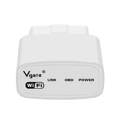 Vgate ICar1 Wi-fi OBD2 Диагностика автомобиля Поддержка для Apple IOS Android или беспроводным способом по Bluetooth Automotriz Profesional 327 Elm Wi-Fi OBD2 считыватель кода