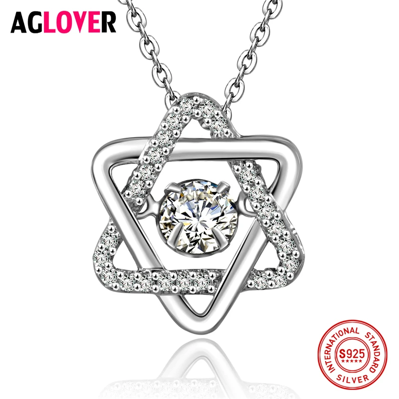 Женское ожерелье из серебра 100% пробы с подвеской в виде звезды|choice|necklace100 silver |