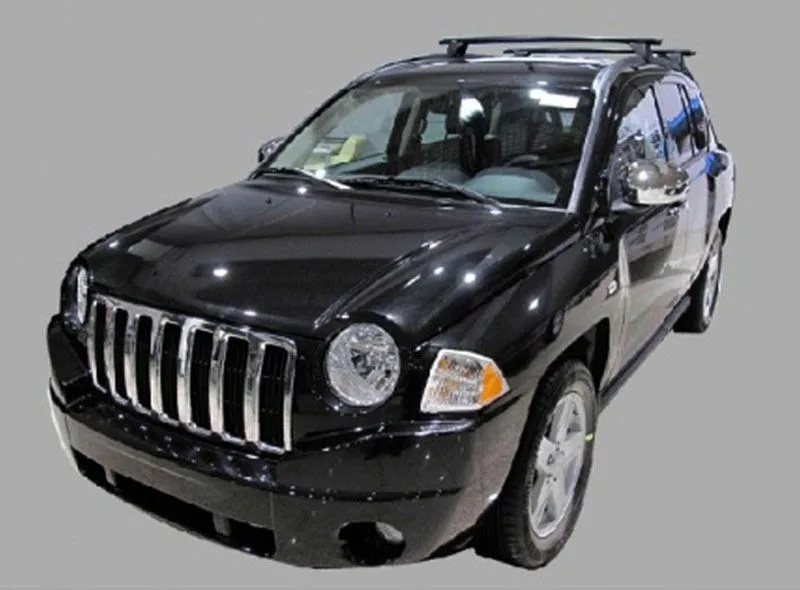 Для Jeep Compass 2007 2008 2009 2010 сотовая передняя решетка сетчатая вставка отделка серебро