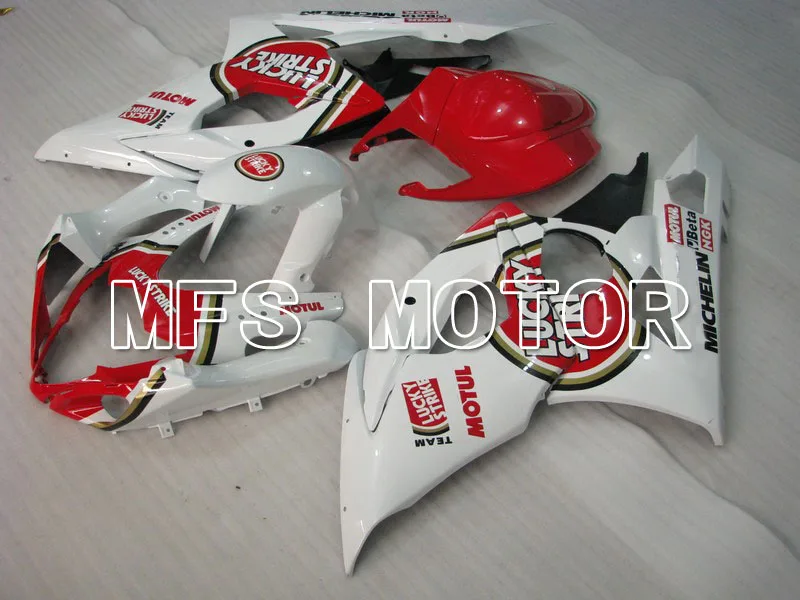 

Mold For Suzuki GSXR 1000 K5 2005 2006 Injection ABS Fairing Kits GSXR1000 K5 05 06 - Lucky Strike - White/Red