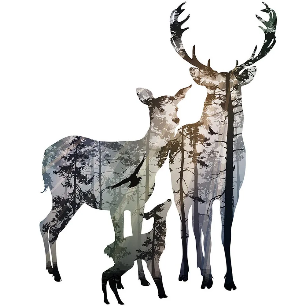 

Animals Forest Wall Art Wall Decor, Wall Picture Canvas Prints Canvas Art Poster Oil Paintings For Living Room Wall No Frame