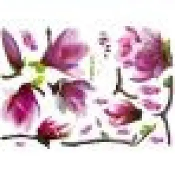 Home Decor Nature Magnolia Flower Wall Sticker Decal Removable PVC Wall Sticker Home Decor wall sticker Home Deco mirror JU23 Home Decor Nature Magnolia Flower Wall Sticker Decal Removable PVC Wall Sticker Home Decor wall sticker Home Deco mirror JU23