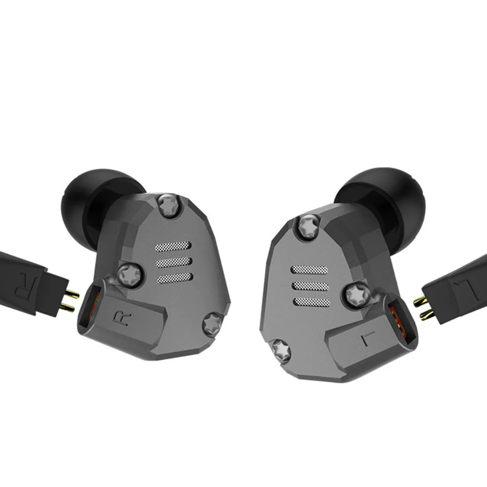 KZ ZS6 восемь драйвер наушников 2DD 2BA Динамический и арматура в ухо Hi-Fi стерео гарнитура Спорт Съемная Bluetooth обновления кабель