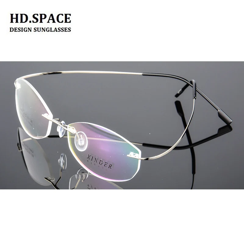 

Finished Rimless myopia glasses Nearsighted Glasses prescription glasses -1.0,-1.5,-2.0,-2.5,-3.0,-3.5, -4.0,-5.0,-5.5,-6.0