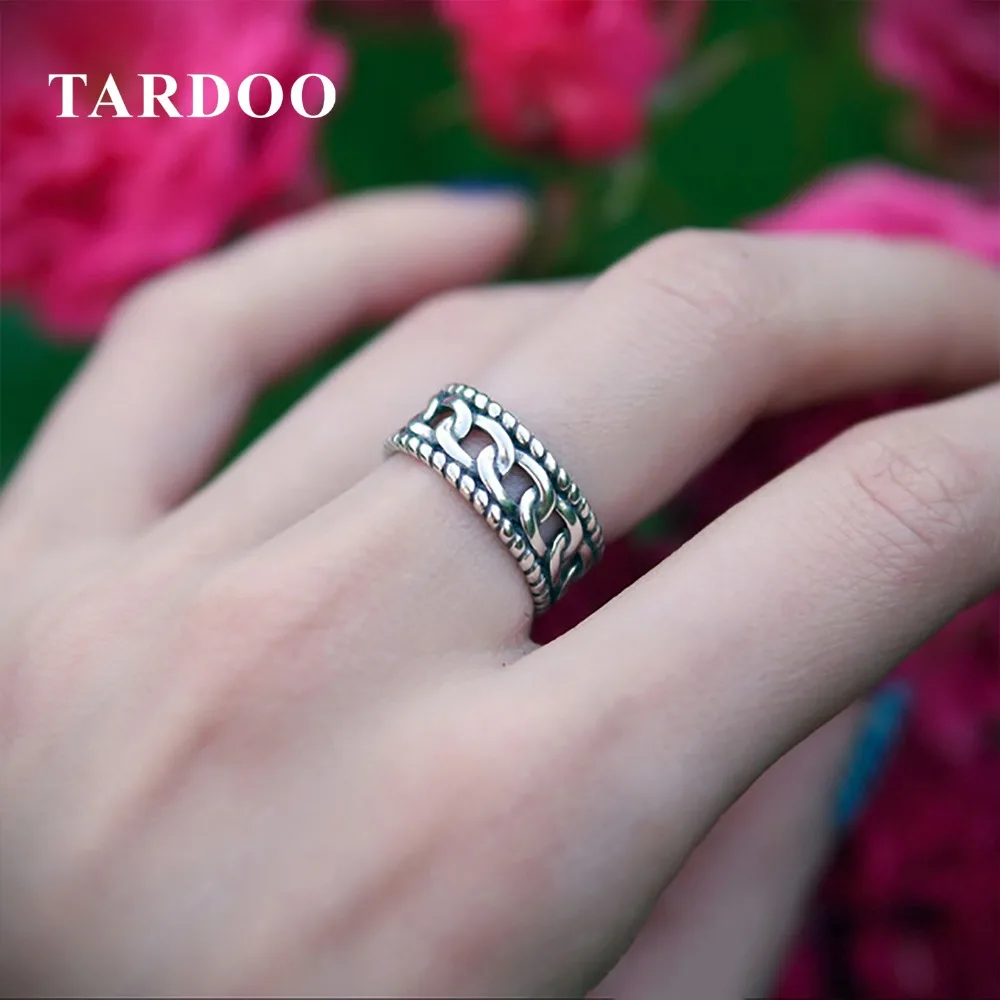 

e-Manco Authentic Sterling Silver Opening Women's Rings Also Buckle Vintage Delicate Finger Rings silver 925 Jewelry