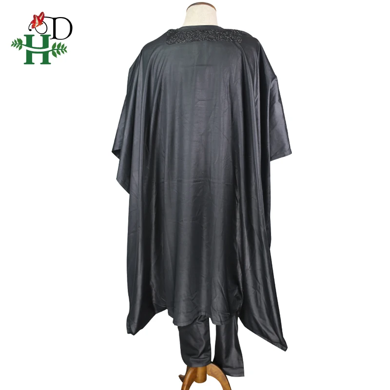 H& D африканская agbada мужская одежда Дашики женское платье рубашка брюки 3 шт. костюм со стразами для мужчин официальный наряд традиционная одежда для мужчин