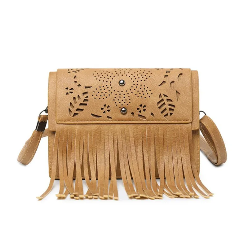 Новые мини сумка кисточкой мобильный телефон сумка женская сумка полые Дизайн Повседневное маленькая сумка для девочек Сумочка