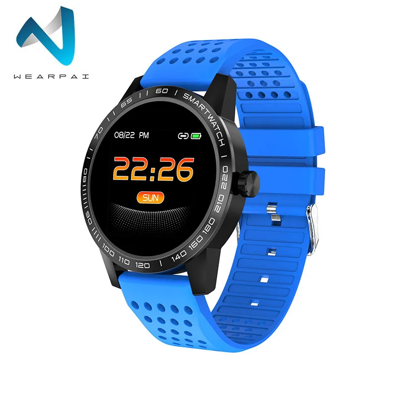 

Wearpai smart watch with heart rate monitor fitness tracker Calorie IP67distance blood pressure bluetooth smartbracelet forT2