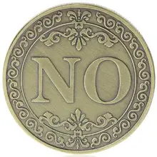 Да или нет памятные монеты Цветочные да нет буквы украшения художественные подарки для коллекции сувенир