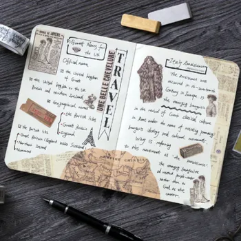 

1 Pcs Vintage Gothic Series Newspaper Map Decorative Washi Tape DIY Scrapbooking Masking Tape Adhesive Tapes Stationery