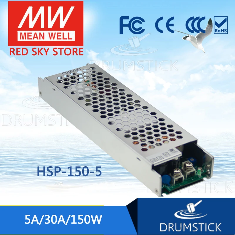 

MEAN WELL HSP-150-5 5V 30A meanwell HSP-150 5V 150W Single Output with PFC Function Power Supply [Real6]
