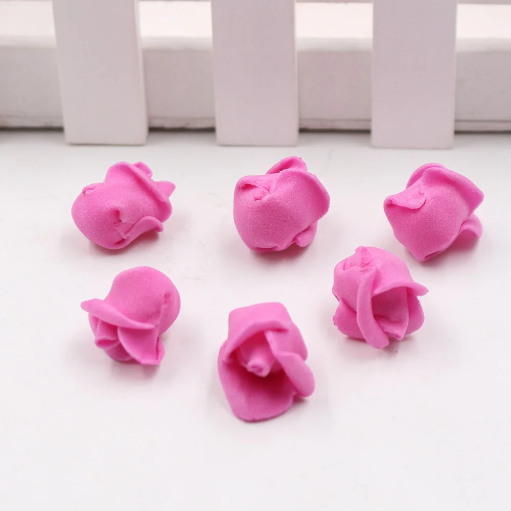 50 шт. искусственные розы из пенополиэтилена 1 см|foam rose flower head|flower headrose head |