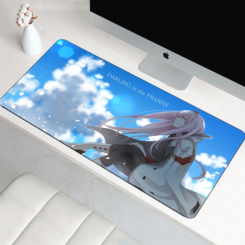 Продажа SIANCS 80x40 см большой XL Darling in the FranXX коврик для мыши Противоскользящий 02 аниме сексуальный коврик для мыши игровой геймер Коврик для мыши Клавиа...