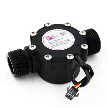 

1" 2-100L/min Flow Sensor 5V-24V Water Flow Switch Water Controller 2MPa Flow Measurement Device
