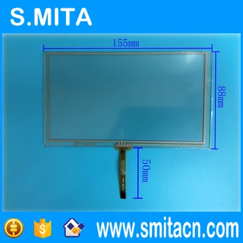 

6.2" inch General 4 wire resistive 155*88 155mm*88mm HSD062IDW1 touch glass digitizer Screen car-DVD Touch screen ZCR-1126