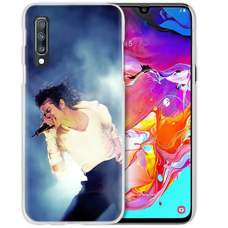 Майкл Джексон танца чехол для samsung Galaxy A50 A70 A20e A40 A30 A20 A10 A8 A6 плюс A9 A7 Жесткий Прозрачный поликарбонатный чехол для телефона чехол - Цвет: 06