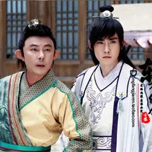 Белый костюм с Скрытая узор династии Тан swordmen костюм мужской Костюм Драма герои Sui и династии Тан