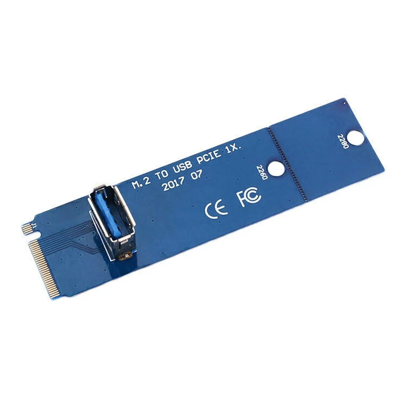 HOT-M.2 к Usb3.0 Pci-E 16X слот Riser Card Vga кабель расширения линия синий