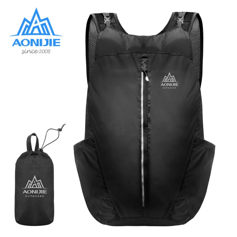 AONIJIE складной рюкзак Ультра-легкая водонепроницаемая сумка для кемпинга для мужчин и женщин пакет кожи открытый альпинизм дорожные сумки
