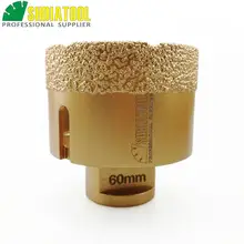 Special Price 60mm Vacuum brazed diamond core bits with M14 connection, professional quality drilling bits Special Price 60mm Vacuum brazed diamond core bits with M14 connection, professional quality drilling bits