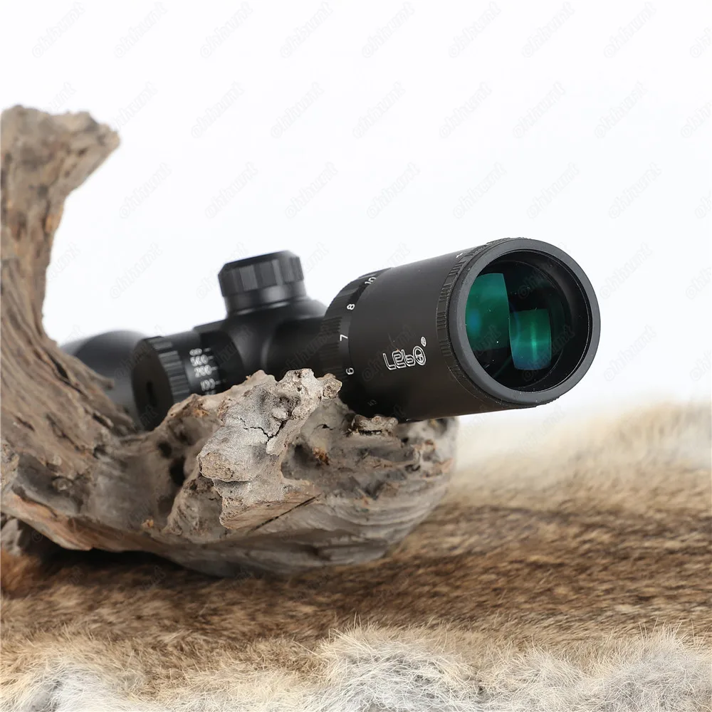 LEBO TC 3-12X40SF Riflescope первая фокальная плоскость Боковая регулировка параллакса Mil-dot стеклянные гравированные винтовки