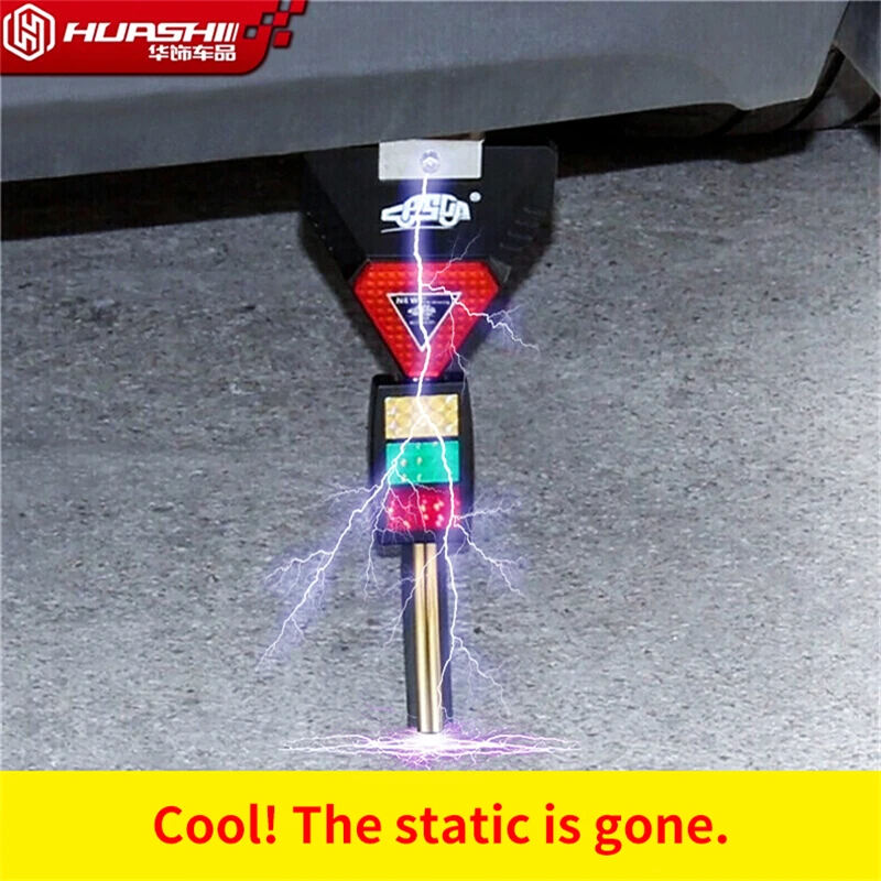 

Antistatic Belt Car Styling Electrostatic Avoid Universal Auto Suplies With Reflective Strips Car Safe Ground Vehicle warning