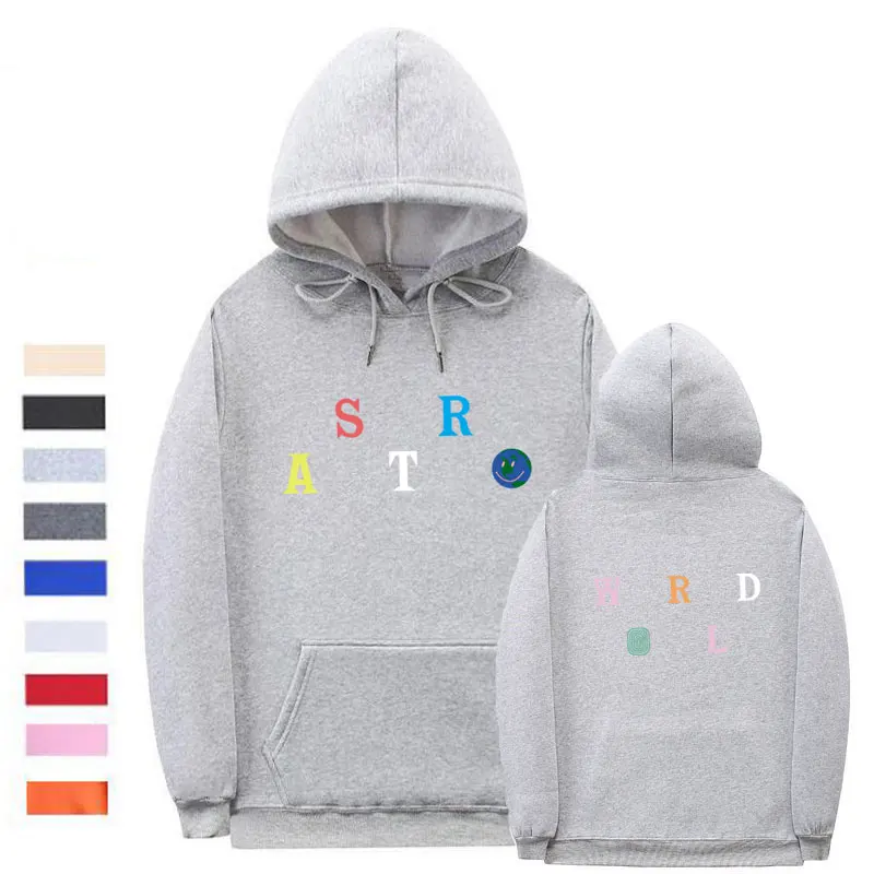 الشارع الشهير أنماط متعددة Astroworld هوديي البلوز رجل وامرأة الأزياء إلكتروني طباعة هوديس البلوز
