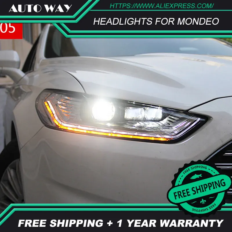 Автомобильный Стайлинг светодиодный HID 2013- светодиодный чехол для фары для Ford mondeo Bi-Xenon mondeo объектив ближнего света