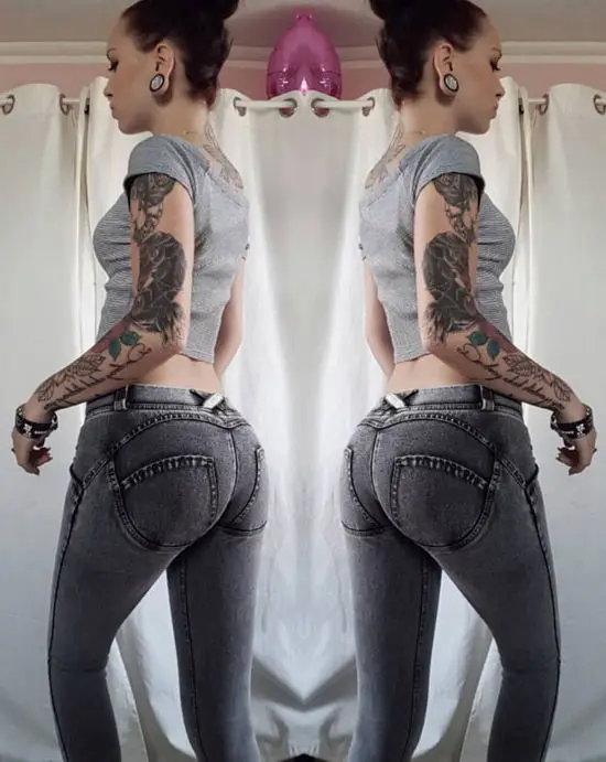 

Fashion Women's Low Waist Leggings Jeans Skinny Slim Fit Stretch Sexy Hip Push UP Wash Vintage Party Elastic Denim Pencil Pants