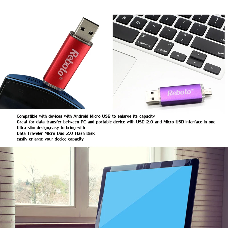 Retobo Usb 2,0 OTG USB флешка Pendrives OTG Usb Stick смартфон Tablet PC 4ГБ 8ГБ 16ГБ 32ГБ 64ГБ для Бесплатная доставка