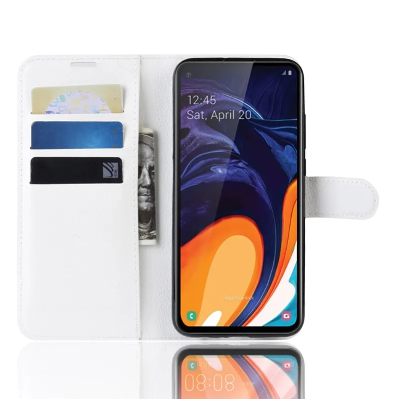 For Samsung Galaxy A60 Case for Galaxy A60 Cover 6.3 inch Wallet PU Leather Case for Samsung A60 Flip Case Cover with Stand