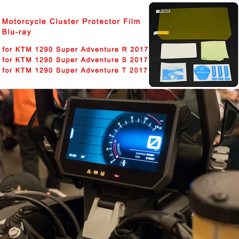 

for KTM 1290 Super Adventure R S T 2017 2018 Cluster Scratch Protector Film Blu-ray Speedo Instrument Dashboard Guard Motorcycle