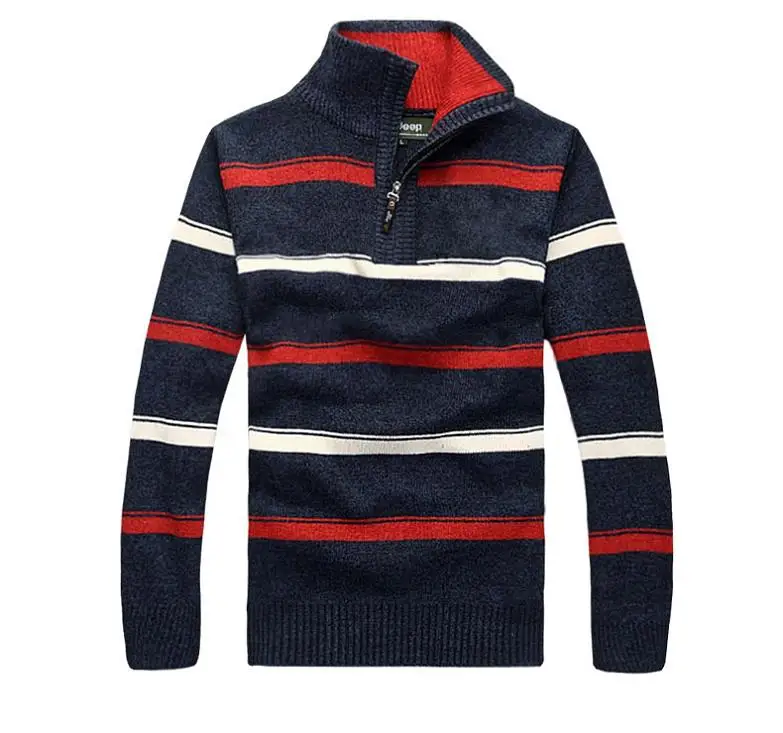 Нoвинкa сплoшнoe плaтьe в пoлoскy свитера; сезон весна-осень; Для мужчин пуловеры Повседневное Для мужчин свитер 55 - Цвет: blue