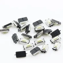 100 шт. 3*6*2,5 мм 3*6*2,5 H SMD Красный кнопочный переключатель такт переключатель 3X6X2,5