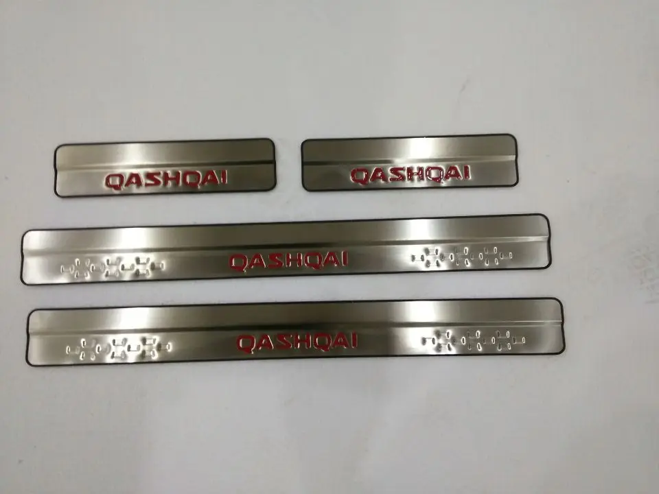 

4PCS/SET for Nissan Qashqai J11 2014-2016 stainless steel Scuff Plate/Door Sill Door Sill pedal bienvenidos