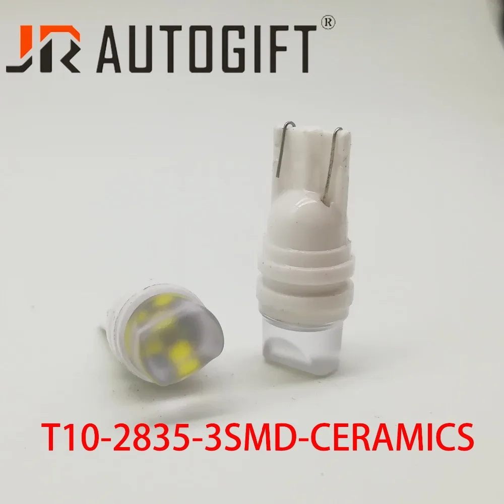 Автомобильный Стайлинг 10 шт./лот авто LED T10 3 led smd 3528 клиновидная лампа 3SMD белый 12В