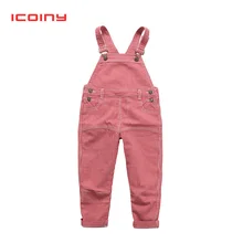 Джинсовый комбинезон для детей 2, 3, 4, 5, 6 лет, новые модные детские джинсовые комбинезоны, штаны-Биби, джинсовые брюки для мальчиков и девочек, Monos de ninos