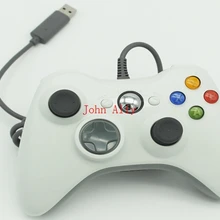 USB проводной джойстик геймпад белый контроллер для microsoft для Xbox& Slim для 360 ПК для Windows 7
