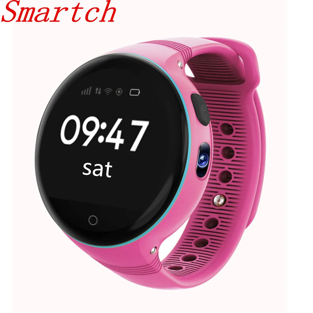 

Smartch kids Children S668 Smart Watch Android 1.22 inch round screen 240*240 Wristwatch GPS SOS support SIM card Smartwatch