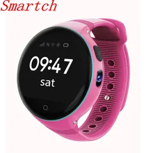Smartch детей s668 Смарт-часы Android 1.22 дюймов круглый экран 240*240 наручные GPS sos Поддержка SIM карты smartWatch