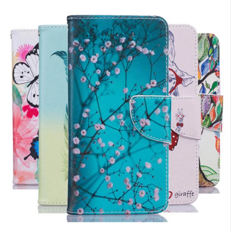 Чехол Capinha Para Для LG Leon/LG G4 Stylus/Nexus 5X, кожаный чехол-кошелек, бабочка, цветок, Girraffe Coque Etui Funda Hoesje Capa