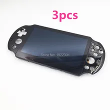 Комплект из 3 предметов, черный ЖК-дисплей Экран Дисплей с Сенсорный экран цифровой Собранный Замена для PS Vita 2000 PSV2000