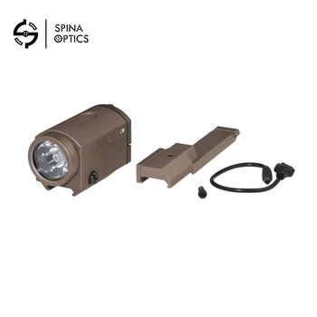 

SPINA OPTICS Tactical Gun Light AK-SD TWPS Weapon LED Flashlight Fit 20mm Rail Momentary Strobe Output
