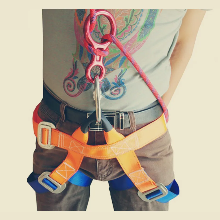 الوقوع حماية حزام أمان تسلق الصخور تسخير تسلق الجبال حزام رابيلينج تسلق اكسسوارات معدات