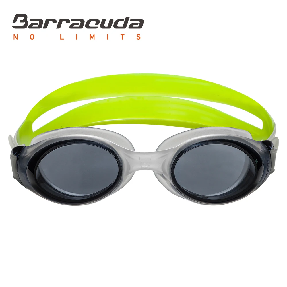 Очки для плавания Barracuda наклонные линзы цельная оправа анти туман УФ Защита