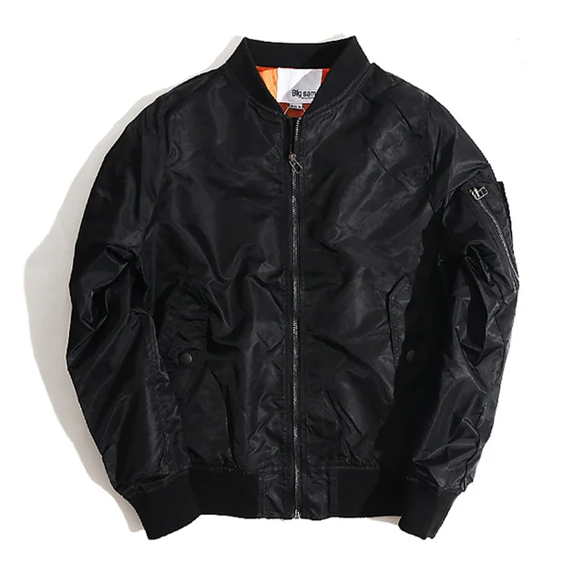 Men's fashion jacket swag Baseball Wear military MA1 Air Force flight