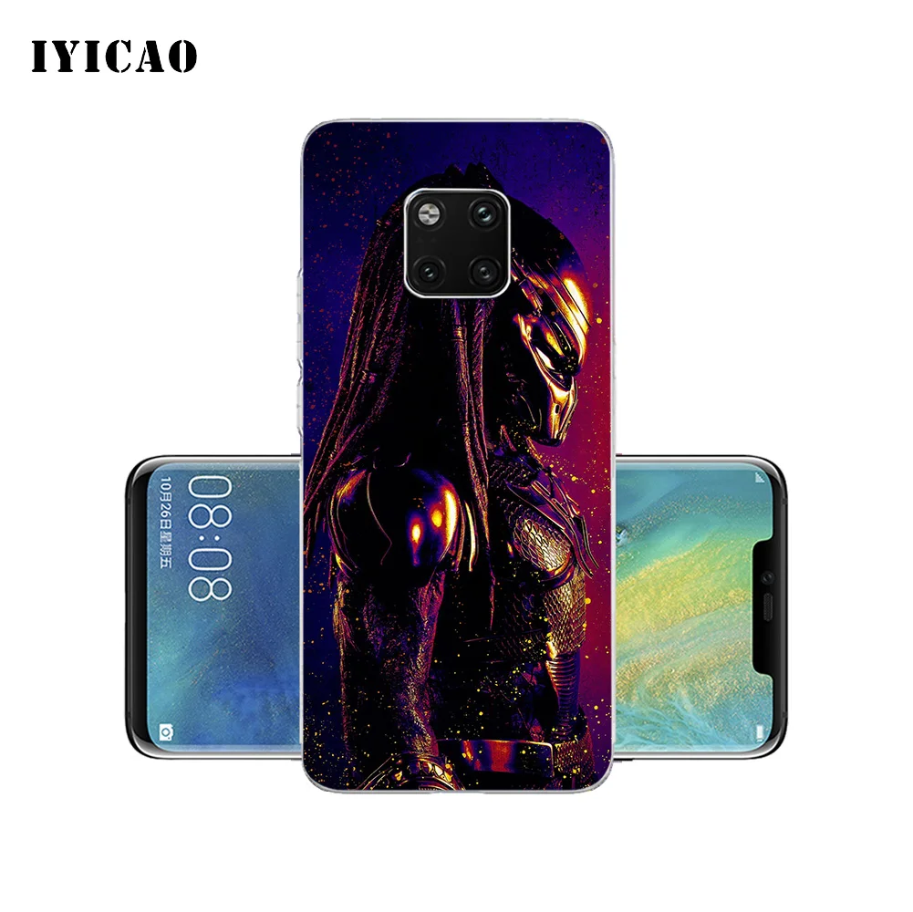 IYICAO хищник кино Мягкий силиконовый чехол для телефона Huawei Mate 10 20 Lite Pro Nova 2 2i 3 3i 4 TPU